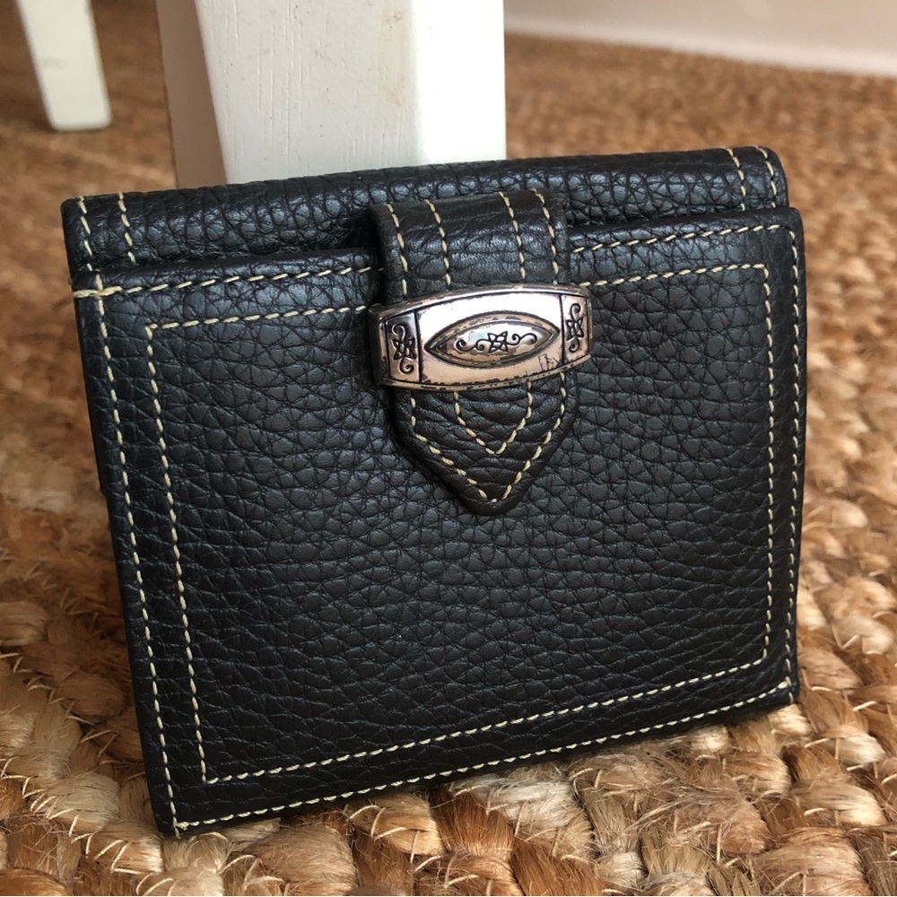 New: Vintage Brighton Pebbled Leather Wallet